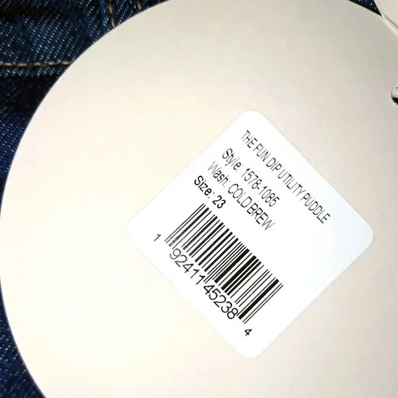 SNACKS! Mother The Fun Dip Utility Puddle Jeans - Picture 6 of 7